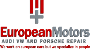 European Motors  Audi, VW, and Porsche Repair, Camarillo CA, Oxnard CA and Ventura CA, 93012, 93030 and 93003, Audi Repair, Porsche Repair, VW Repair, Volkswagen Repair and Audi Brake Repair
