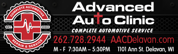 Advanced Auto Clinic, Delavan WI, 53115, Auto Repair, Brake Repair, Oil Change, Tire Service and Wheel Alignment