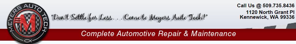 Meyers Auto Tech, Kennewick WA, 99336, Automotive repair, Truck Repair, Brake Repair, Maintenance & Electrical Diagnostic, Engine Repair, Tires, Transmission Repair and Repair