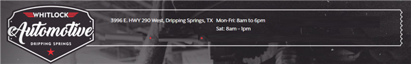 Whitlock Automotive, Dripping Springs TX, 78620, Auto Repair, Tire and Alignment Service, Brake Service, Routine Maintenance, Advanced Diagnostics and Engine Repair