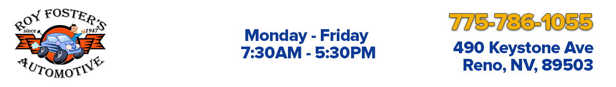 Roy Foster&#039;s Automotive, Reno NV, 89503, Auto Repair, Tire and Alignment Service, Brake Service, Routine Maintenance, Advanced Diagnostics and Engine Repair